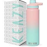 Keazy Stainless Steel Water Bottle 1 Litre Hot and Cold Thermal Flask ...
