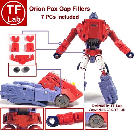Buy Gap Fillers Upgrade Kit for Transformers Legacy Orion Pax A Hero is ...