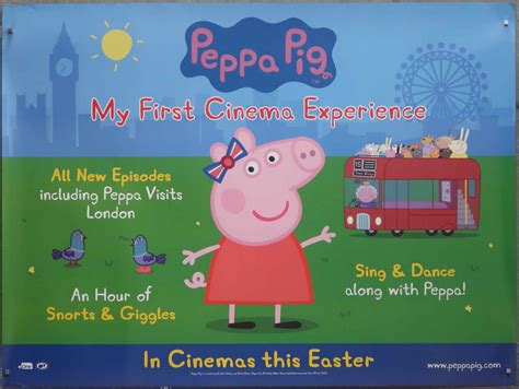Peppa Pig: My First Cinema Experience Original Movie Poster UK quad 40 ...