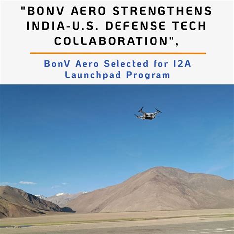 BonV Aero Strengthens India-U.S. Defense Tech Collaboration