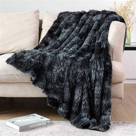 Lvylov Decorative Soft Fluffy Faux Fur Throw Blanket India | Ubuy
