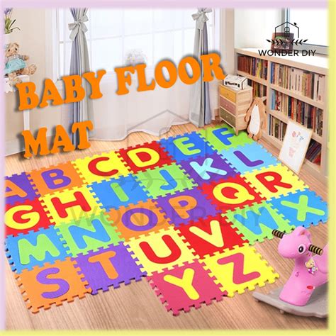 Floor Mat Puzzle 36pcs Baby Children Foam Large Size Alphabet ABC ...