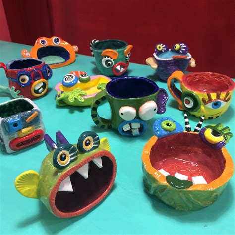 Pinch Pot Monsters