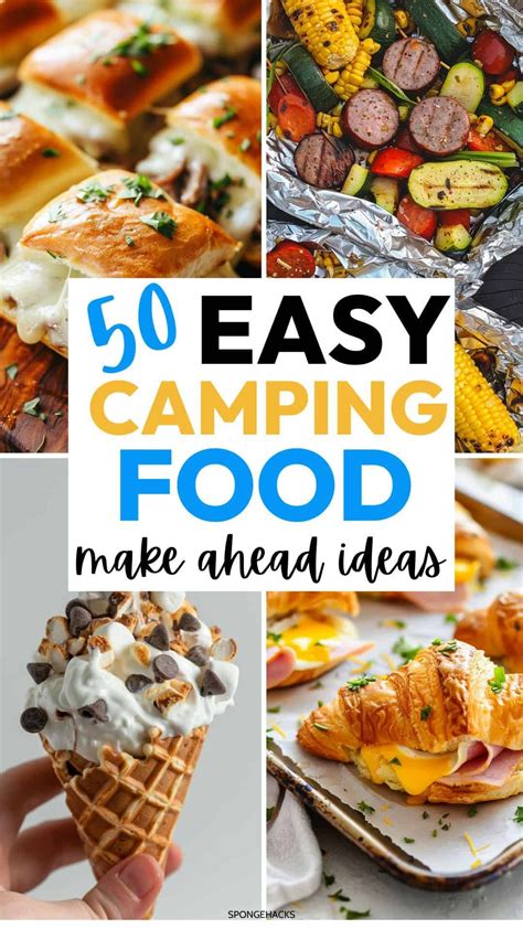 50 Easy Camping Food Ideas for Your Next Camp Trip | Easy camping meals ...