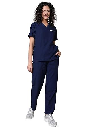 Knya Classic Women's 5-Pocket New Gen Scrubsuit | V Neck | Flexibile ...