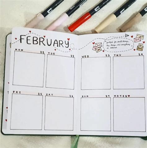 Image result for February Bullet Journal