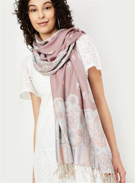 Buy Women Paisley Woven Reversible Shawl Online at just Rs. 699.0 ...