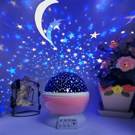 mahakali Star Master Rotating 360 Degree Moon Night Light Lamp ...