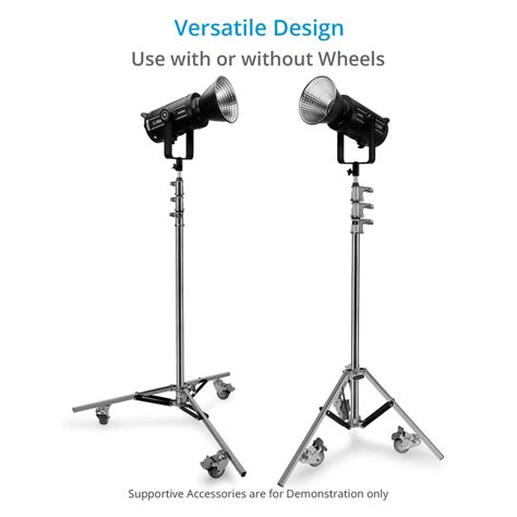 Proaim Baby 5/8” Jr. Triple Riser Roller Stand w Wheels for Studio ...