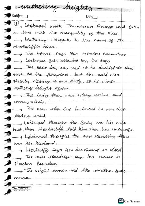 SOLUTION: Emily Brontë - Wuthering Heights (novel) - full study guide ...