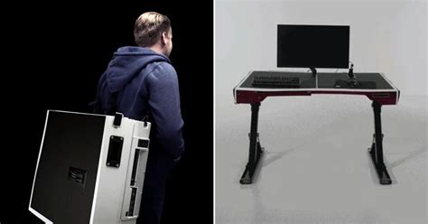 This Is The Worlds First Portable Gaming Desk Built For Gamers Who Game ...