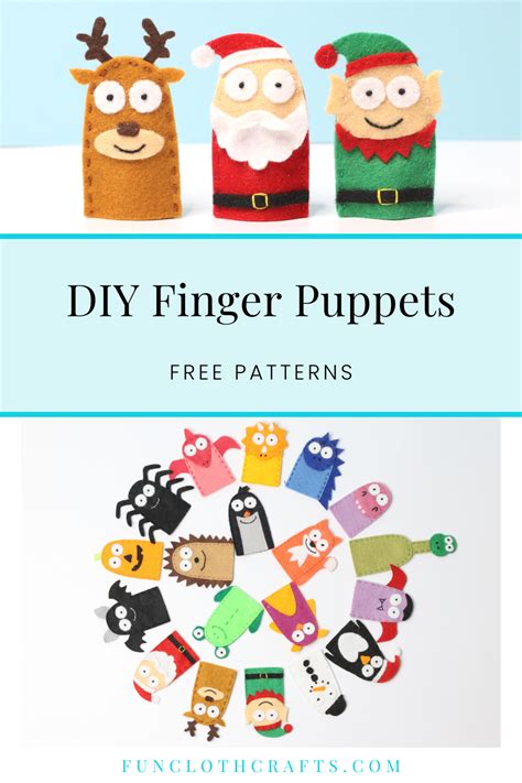 Finger Puppet Patterns Free 的图像结果