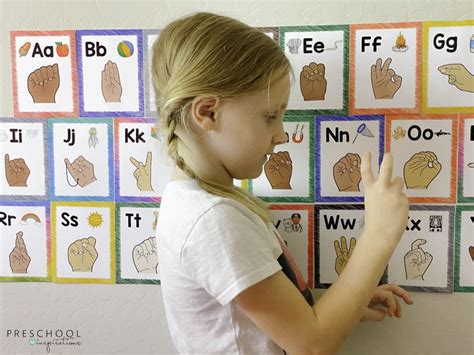 Image result for Sign Language Alphabet for Preschool
