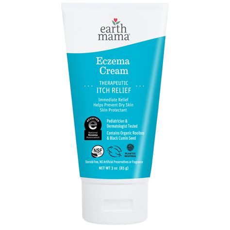 Earth Mama Eczema Cream Therapeutic Itch Relief Moisturizer Lotion ...
