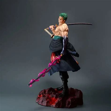 Zoro Four Heads Highly Detailed Standing 50cm - Premium Action Figure ...