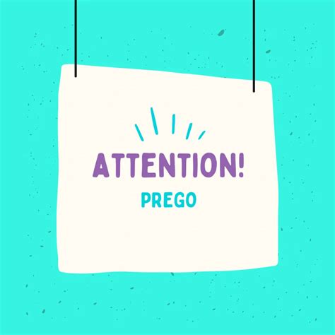 Prego Meanings In Italian | It Is Not Preggo