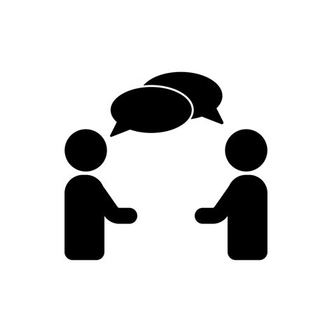 Two People Talking Icon