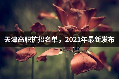 2021年天津市高职扩招专项考试招生工作实施方案 - 知乎