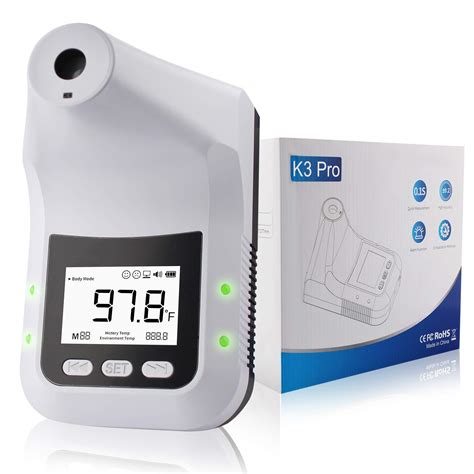 Buy Wall ed Thermometer for Adult, K3 Pro Non-Contact LED Digital ...