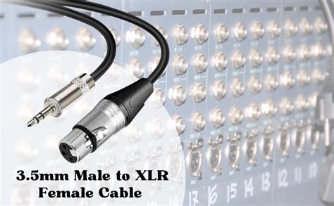 SeCro 3.5mm Male to XLR Female Cable - Professional Low Noise ...