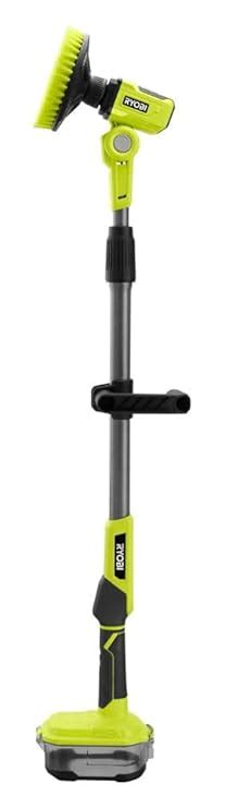 RYOBI 18-Volt One+ Cordless Telescoping Power Scrubber P4500 (Tool Only ...