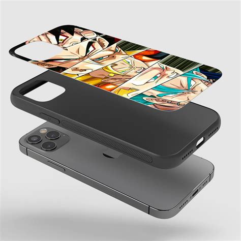 Goku All Forms Silicone Armored Phone Case - Dragon Ball Protection
