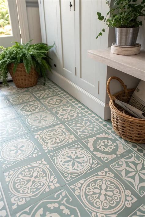 17+ Creative Painted Linoleum Floor Ideas - Casolia