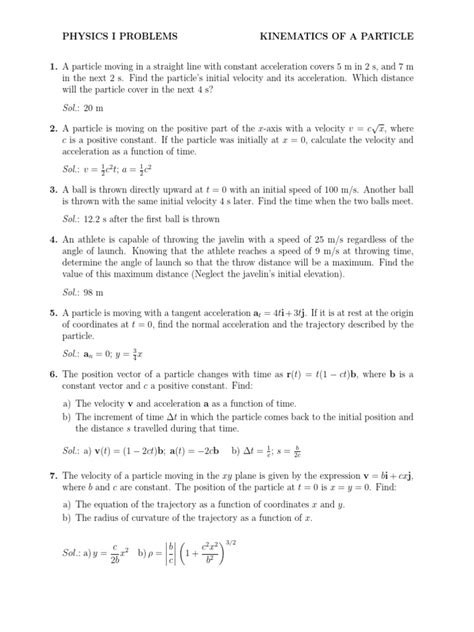 Acceleration Velocity Problems 的图像结果