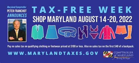 Maryland's tax-free week returns this month · The DMV Daily