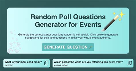 Image result for Random Poll Generator