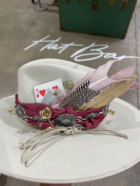 Pin by Beata Dawi on Hat band | Custom cowboy hats, Painted hats, Diy ...