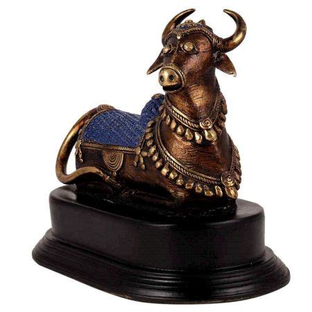 Bronze Nandi Figurine | Nandi Statue for Decoration | Bronze Statue ...