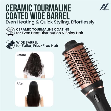 Hair Volumizer Brush + Hair Dryer | Ionic 2 in 1 | Nexlev Store