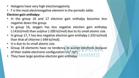 1st Lecture on Elements of groups 16, 17 & 18 | Chemistry Part I | 12th Std | PDF