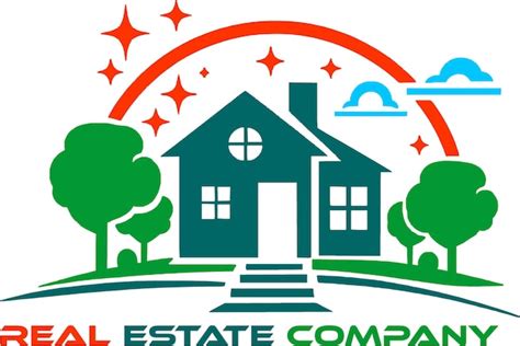 A green house with a tree in the background | Premium Vector