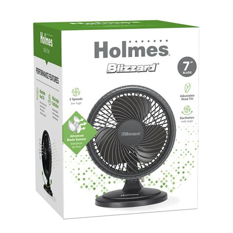 Table Fans: Blizzard 7" Table Fan | Holmes Fans