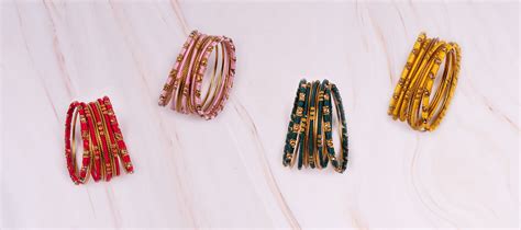 Image result for Thread Bangles Set New
