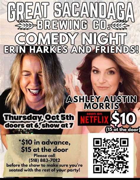 Comedy Night , Great Sacandaga Brewing Company, Broadalbin, 5 October ...