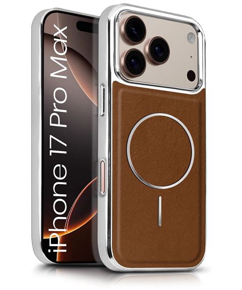 WOW IMAGINE Leather Finish Back Case Mobile Cover for iPhone 17 Pro Max ...