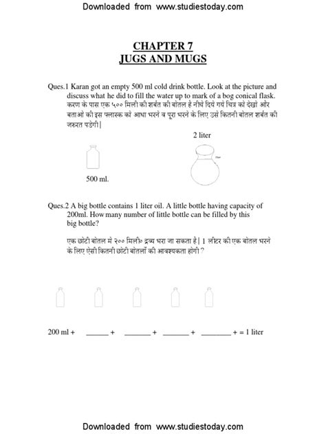 Image result for Maths Class 4 Chapter 7 Worksheet