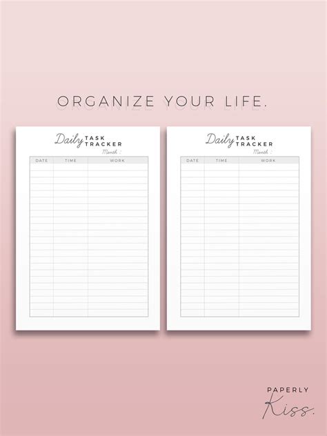 Image result for Printable Task Planner