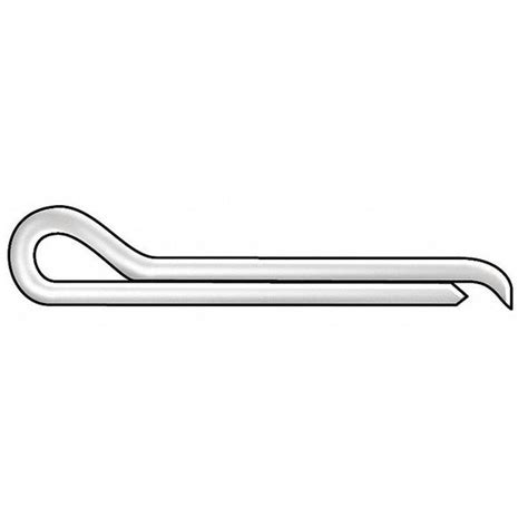 Zoro Select Cotter Pin, Ext Png, 5/32"Dx2-1/4" L, PK50 3DZJ7 | Zoro
