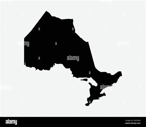 Ontario map vector hi-res stock photography and images - Alamy