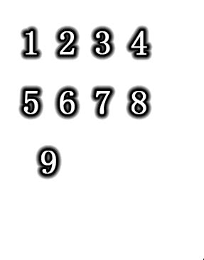 数字一到五十的空心字体_百度知道