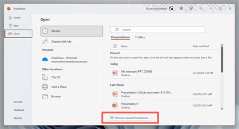 Image result for Recover Unsaved PowerPoint