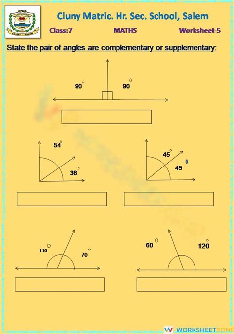 Image result for Worksheet of Maths Class 7