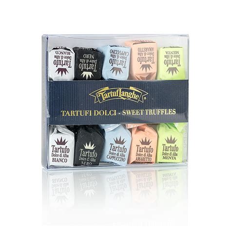 Tartuflanghe - Mini truffle pralines, 5 varieties of 2 pieces each, 70g ...