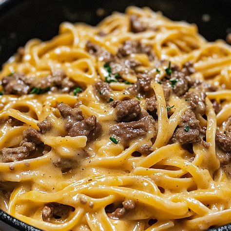 One-Pot Creamy Beef and Garlic Butter Pasta | Easy Weeknight Dinner ...