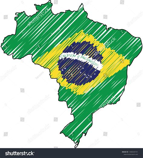 Map Of Brazil Drawing