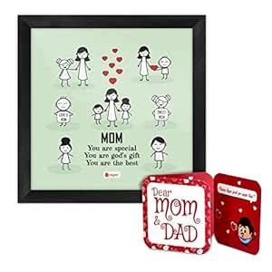 Indigifts Home Decor Mom You are Special Quote Happy Moments Synthetic ...